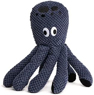 fabdog Floppies Plush Dog Toy - Cute & Durable Squeaky Dog Toys - Best Squeak Toy for Puppies and All Breeds | Ideal Pet Gift| Small Octopus