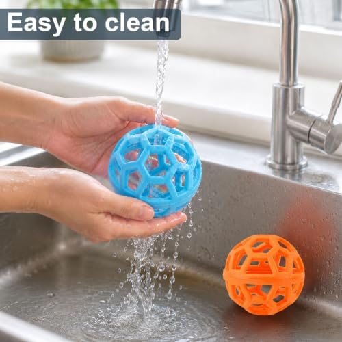 Bearded Dragon Enrichment Toys Feeder Ball, Veggie Feeder Ball & Exercise Balls Interactive Feed Toys, Greens Training Kit for Reptile Lizard Gecko, Reptile Tank Accessories