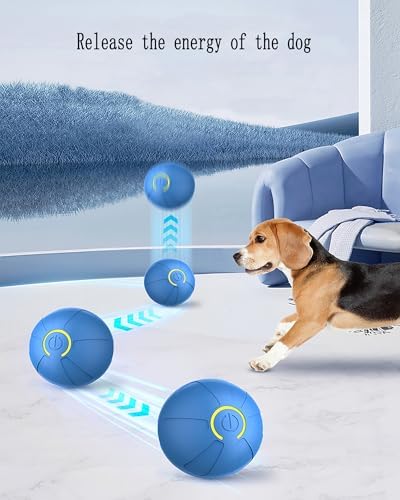 Dog Toys，2-Inch Interactive Dog Toys for Small Dogs (Blue)