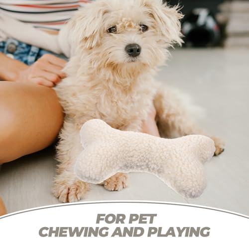 ABOOFAN Cute Dog Chewing Toy Interactive Squeaker Dog Toy for Puppies Soft Washable Material for Reducing Boredom and Destructive Behavior Lightweight Design