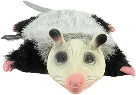Hyper Pet Real Skinz Opossum Plush Dog Toy, Medium (Pack of 12)