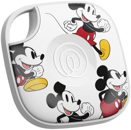 Life360 Tile - Mickey Mouse - Bluetooth Tracker, Keys Finder and Item Locator for Keys, Bags and More. Phone Finder. Both iOS and Android Compatible. 1-Pack (White)