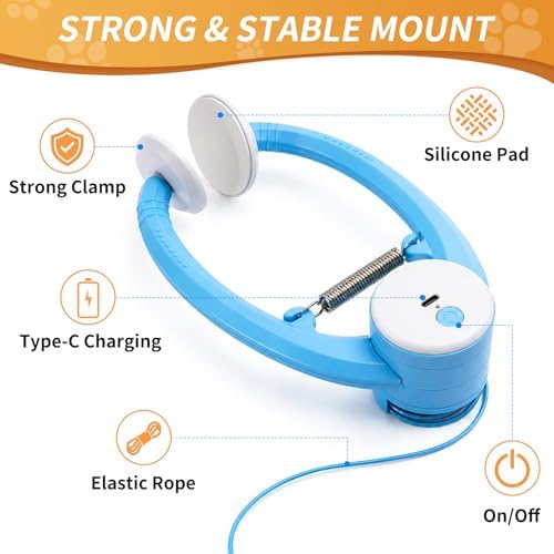 Interactive Cat Toys for Indoor Cats, Clip-On Automatic Flying Mouse