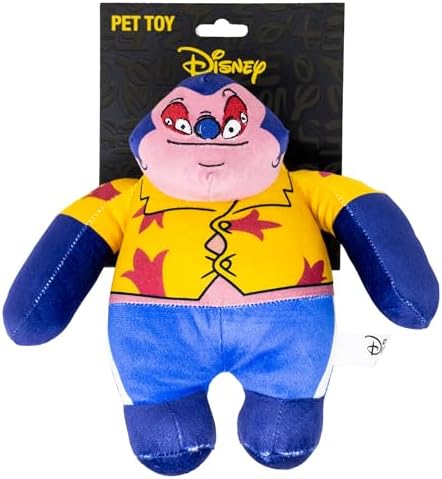 Buckle-Down Disney Dog Toy, Lilo and Stitch Stitch Jumba Full Body Standing Pose Pet Toy, Plush
