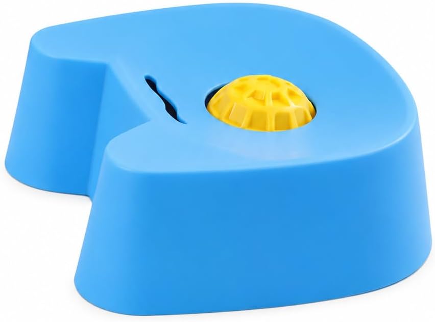 Slow Feeder Dog Bowl with Rolling Ball, Dog Lick Bowl for Yogurt & Peanut Butter, Liquid Treat Dispenser, Anti Choking Enrichment Toy for Small Medium Large Dogs Lick Sphere