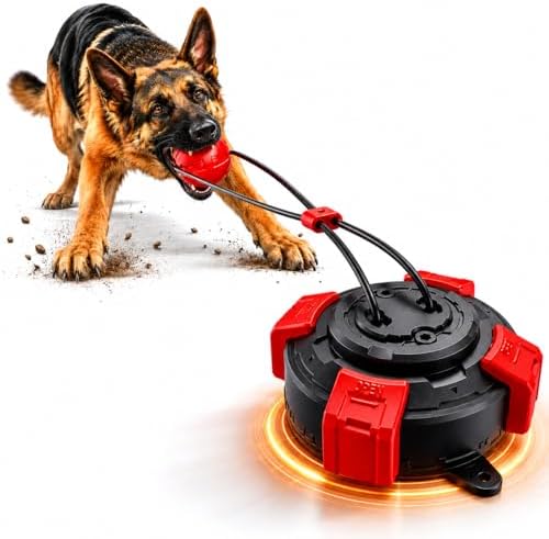 Tug of War Dog Toy,Interactive Dog Toys for Large Medium Dogs,Indestructible Dog Toy with Suction Cup for Aggressive Chewers,Boredom Relief Dog Tug Toy for Indoor Outdoor