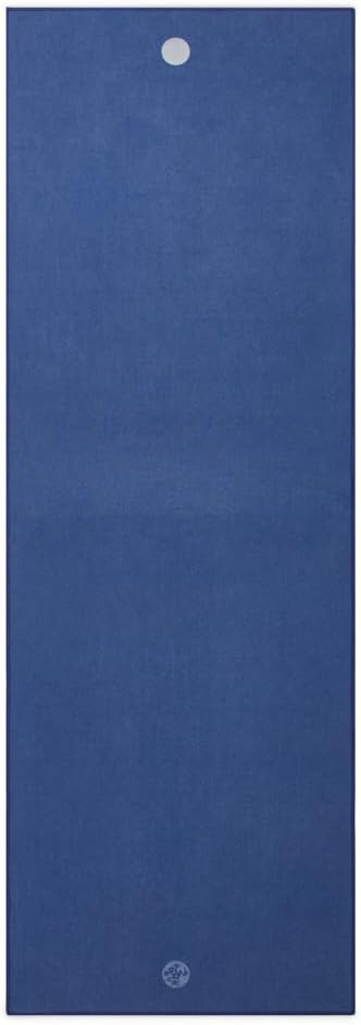 Manduka Yogitoes Hot Yoga Mat Towel - 71" | Moisture Activated Grip | Patented Silicone Nubs | Highly Absorbent, Durable & Easy Care | Made from Recycled Materials | 71 x 24 Inches | Moon