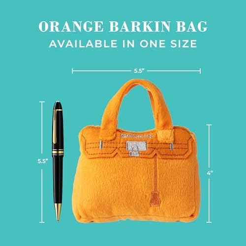 Haute Diggity Dog Barkin Bag Plush Dog Toy Designer Parody Stuffed Chew Toy