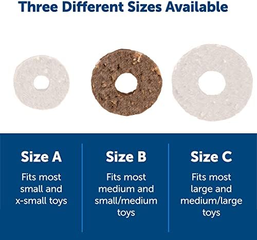 PetSafe Busy Buddy Dog Treat Rings Variety Pack, Medium, Size B, 24 Count