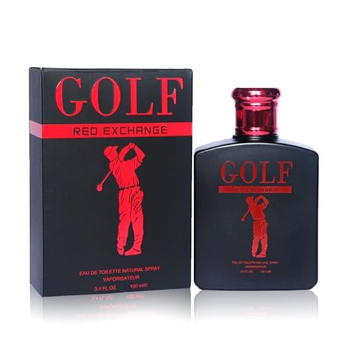 A CENTER Golf Red Exchange Cologne for Men/Eau de Parfum Natural Spray 3.4 Fl Oz Perfume for Men Suitable for All Skin Type Fragrance Daily Used