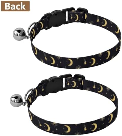 Golden Moons Easy to Clean Kitten Collar 2 Pack Collars for Cats