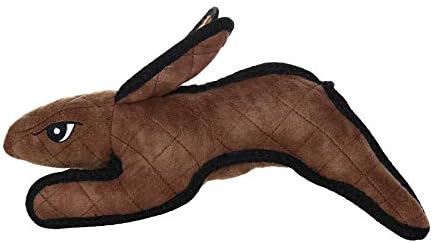 TUFFY® : 2 Pack Rabbit Dog Toy: Ultra Durable Plush Toy with Multiple Layers & Reinforced Seams, Washable and Floats, Original Construction