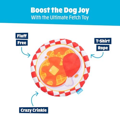 BarkBox Chicky and Woofles to Go Flying Disc Dog Toy - for Dogs