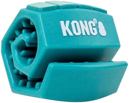 KONG Rewards Roll Upz Dog Toy – Durable Treat Dispenser for Chews, Paste & Ziggies Snacks, Interactive Enrichment Toy for Mental Stimulation, Foraging & Licking, Easy-Clean Dog Treat Toy (Ball)