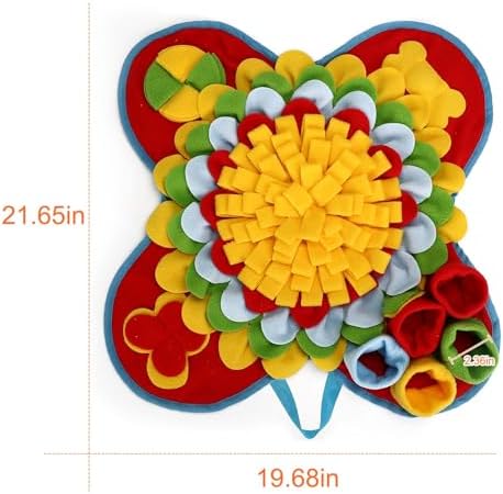 Snuffle Mat for Small Medium Dogs Nose Smell Training, Muilticolor