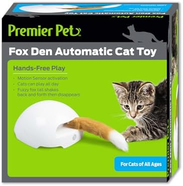 Premier Pet Fox Den Automatic Interactive Cat Toy