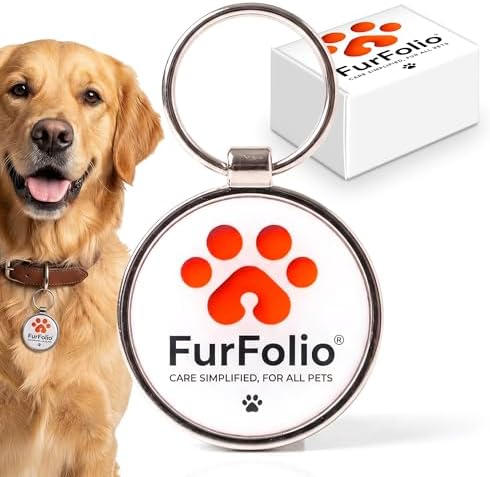 QR Code Dog Tag for Dogs & Cats – Smart Pet ID Tag – Scan to Contact Owner – No Subscription – Lost Pet Protection
