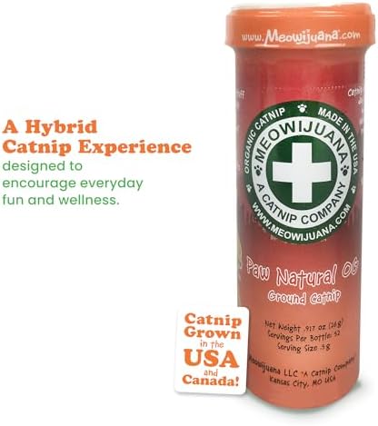 Meowijuana Get Smoked Cat Toy & Catnip Bundle | Refillable Plush, Blend