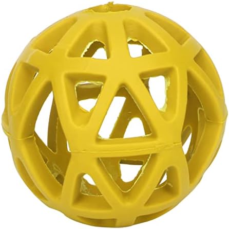 Dog Toy Ball - Hollow Dog Ball Bite Teeth Grinding Interactive Rubber Pet Chewing Ball Toy for Indoor Outdoor (Large)