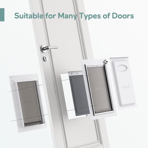 Baboni Dog Door for Door,Metal Frame,Medium
