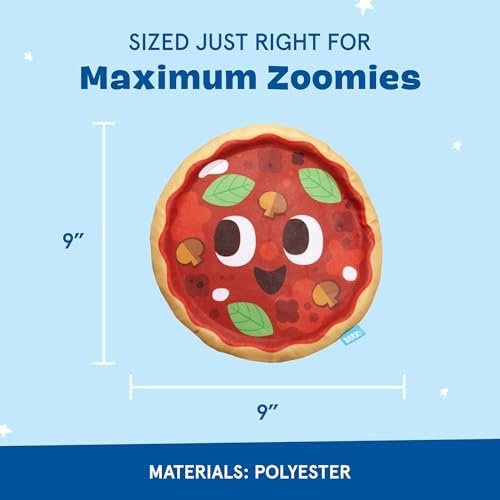 BarkBox Signore Pizza Face Interactive Dog Toy