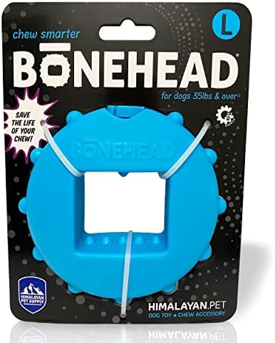 Himalayan Dog Chew Bonehead Dog Chew Holder, 1 Large Toy for Large Dogs
