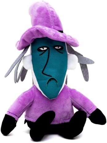 Buckle-Down Disney Squeaky Plush Dog Toy for Large, Medium & Small Dogs, The Nightmare Before Christmas Shock Full Body Pose, 3.0" x 4.5"