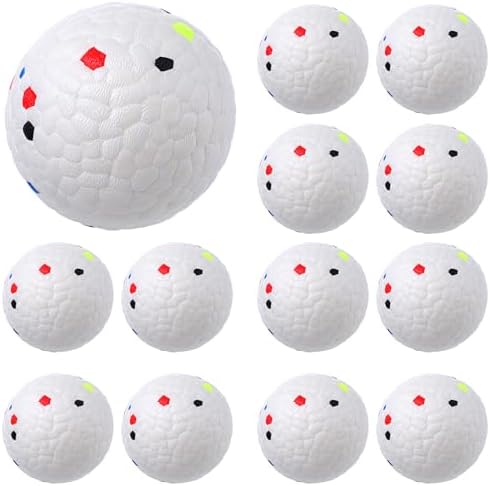 12 PCS Balls for Dogs, 2.4" Indestructible Dog Balls for Aggressive Chewers