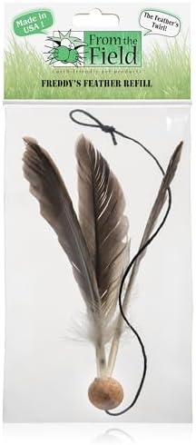 from The Field | Freddy's Feather Wand Refill Cat Toy | Duck Feathers