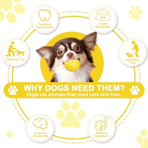 Puppy Toys - 7 Pack Puppies & Small Dogs Chew Toys for Teething,Relieves Teething Anxiety, Soft & Durable Interactive Toys, Not for Heavy Chewer