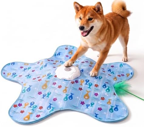 HuntingFun Dog Pro, Automatic Dog Toy, Interactive Motorized Hunting Blanket, Electronic Rotating Wand Cover, Pet Exercise Game for Boredom Relief, Teaser Spinner, Puppy Kitten Catching Toy