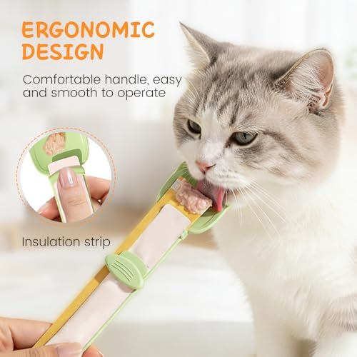 2026 New Feeder Squeeze Spoon, Cat Puree Feeder Spoon (Set A)