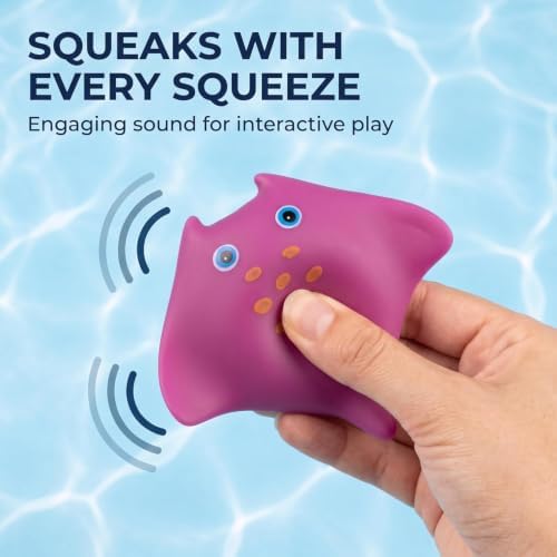 6Pcs Colorful Pool Cat Interactive Toy, Cat Floating Water Toy, Pet Kitten Swimming Bathing Fish Toy, Sensory Toys for Indoor Cats to Self Play
