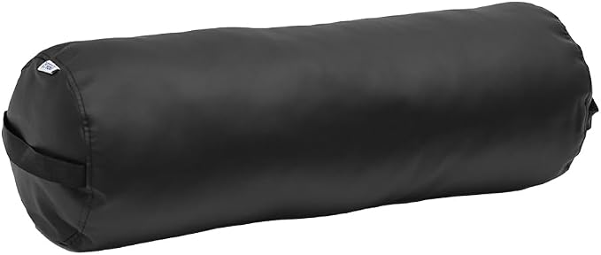Fluffy Massage Bolster Full Round 26" x 9" (Black)