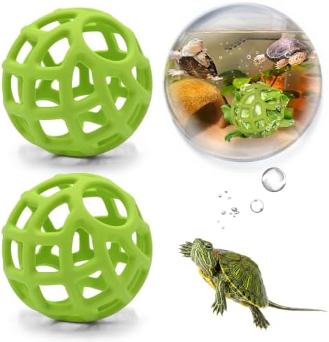 Turtle Feeder Ball, Aquatic Turtle Tank Accessories, Red Eared Slider Turtles Toys, Aquarium Decorations