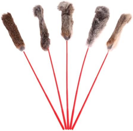 5pcs Cats Stick Pet Toy Long Strip Teaser for Cats
