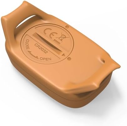 Automatic Pet Door Collar, Compatible with MS-5, Sunset Orange,2PK