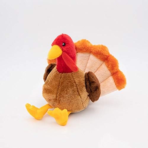 ZippyPaws Turkey Plush for Small, Medium, & Large Dogs - Tucker the Turkey