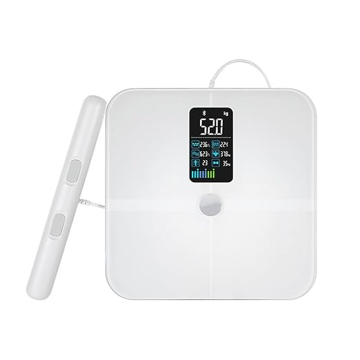 Digital Smart Bathroom Scale for Body Weight, Body Composition Monitor Health Analyzer, 8 Dual-Frequency Electrodes Smart Bathroom Digital Weighing Machine