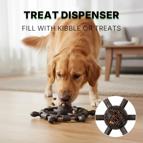 Dog Toys for Aggressive Chewers, Tug of War Dog Toy, Wheel Dog Chew Toys