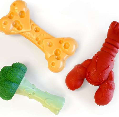 Nylabone Power Chew Toy Bundle, Dog Toys for Aggressive Chewers, 3 Pack