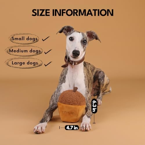 CHEWFFON Interactive Dog Toy, Enrichment Crinkle Treat Puzzle Toys