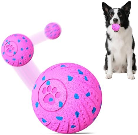 2-in-1 Interactive Dog Ball Toy for Aggressive Chewers, Automatic Moving & Bouncing E-TPU Dog Ball, 3 Modes Smart Pet Toy with Motion Sensor