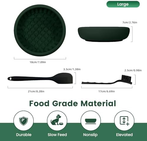 SmartTail Dog Slow Feeder Bowl,Dog Freezer Bowl for Anxiety Relief,BPA-Free