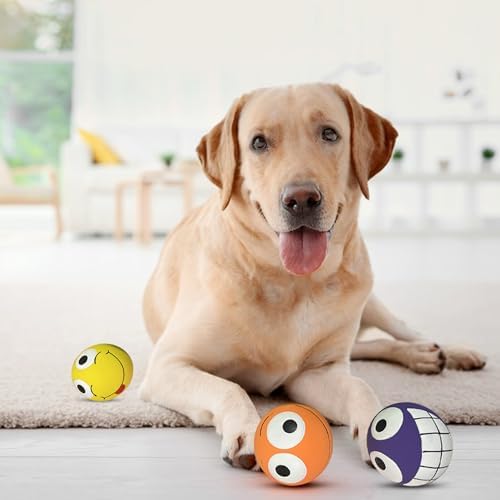 Multipet Three Peas in a Pod | Squeaky Chew Dog Toy | Fetch Interactive Pea Pod Dog Toys | 3 XL Latex Squeaky Balls | 3" (Ball Size)