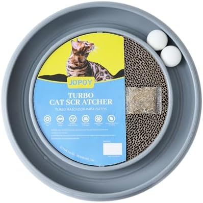 Cat Scratcher Toy Ball Track (Gray)
