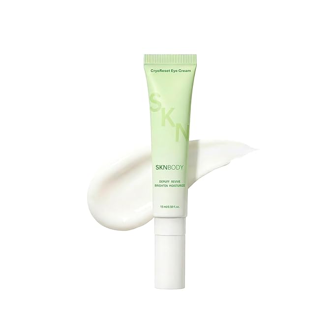 SKNBODY CryoReset Brightening Eye Cream with Caffeine & Niacinamide – Hydrating Under Eye Cream for Puffiness & Dark Circles