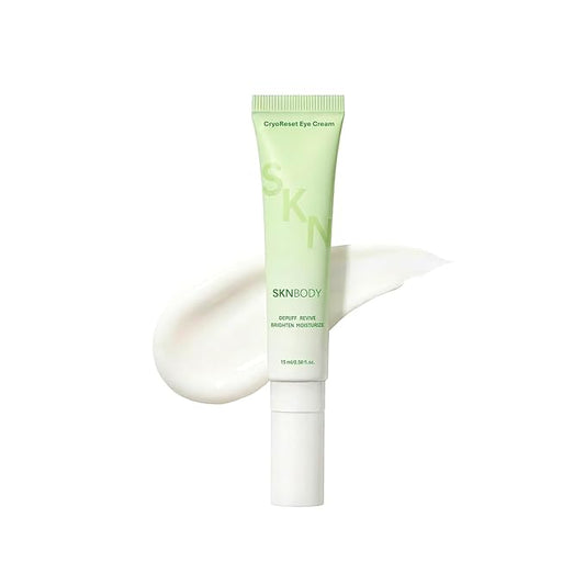 SKNBODY CryoReset Brightening Eye Cream with Caffeine & Niacinamide – Hydrating Under Eye Cream for Puffiness & Dark Circles