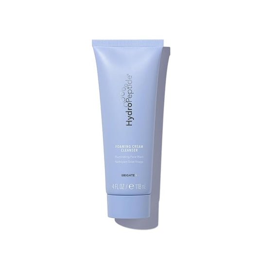 HydroPeptide Foaming Cream Cleanser, Illuminating Fortifying Peptide Face Wash, 4.7 ounce