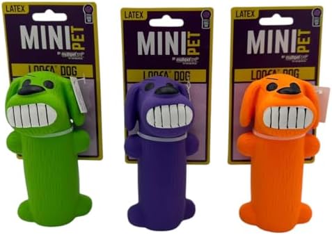 Multipet Mini Latex Loofa Dog Toy, X-Small